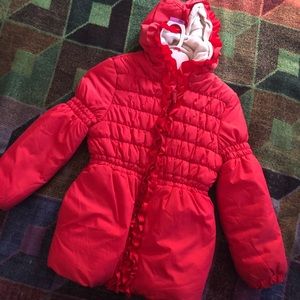 Girls Winter Coat - Red